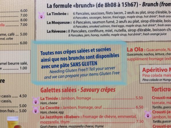 Gluteeniton crepes nizza