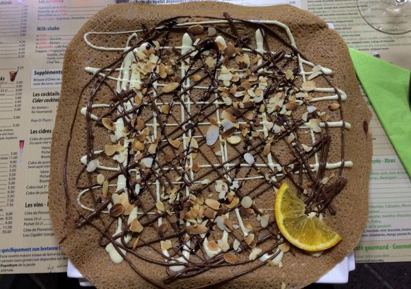 Gluteeniton nutella crepe